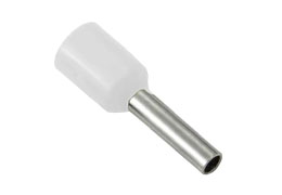 Наконечник штыревой втулочный изолированный НШВИ серии DN01508 1,5 мм<sup>2</sup> (1,7 - 8 мм) белый