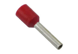 Наконечник штыревой втулочный изолированный НШВИ серии DN01510 1,5 мм<sup>2</sup> (1,7 - 10 мм) красный