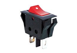 Переключатели клавишные с подсветкой IRS-1-6C, ON-OFF, с фиксацией, 10А, 250В
