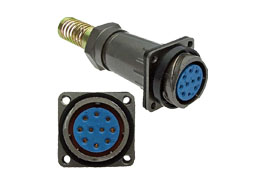 Разъем байонетный быстроразъемный FQ24-10ZPK-12 блочно-кабельная розетка Ø24 мм, 10 А Разъем байонетный быстроразъемный FQ24-10ZPK-12 блочно-кабельная розетка Ø24 мм, 10 А