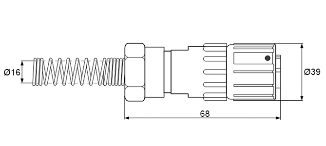 Размеры FQ30-9pin TK