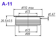 Размеры тиристора