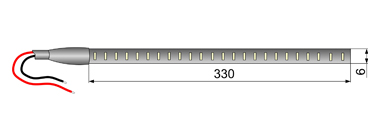 Размеры светодиодной ленты 24 LED