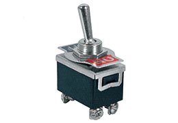 Тумблеры двухполюсные KN3(C)-201, ON-OFF с фиксацией, 250В 6А, под винт